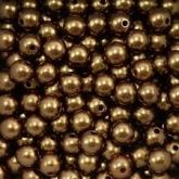 PEROLAS ABS MARROM DOURADO
